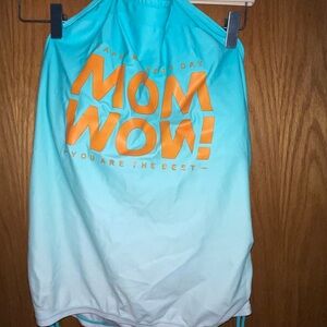 Mom Wow Women's Swim Bikini - Blue and Orange